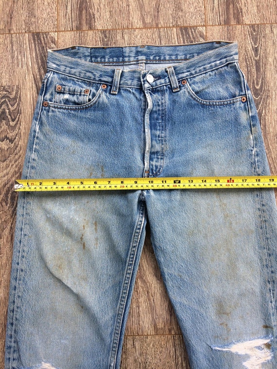 サイズ 29 ヴィンテージ 1980 年代 Levi's 501 ダメージ加工 サイズ 29 ヴィンテージ 1980 年代 Levi's 501 ダメージ加工