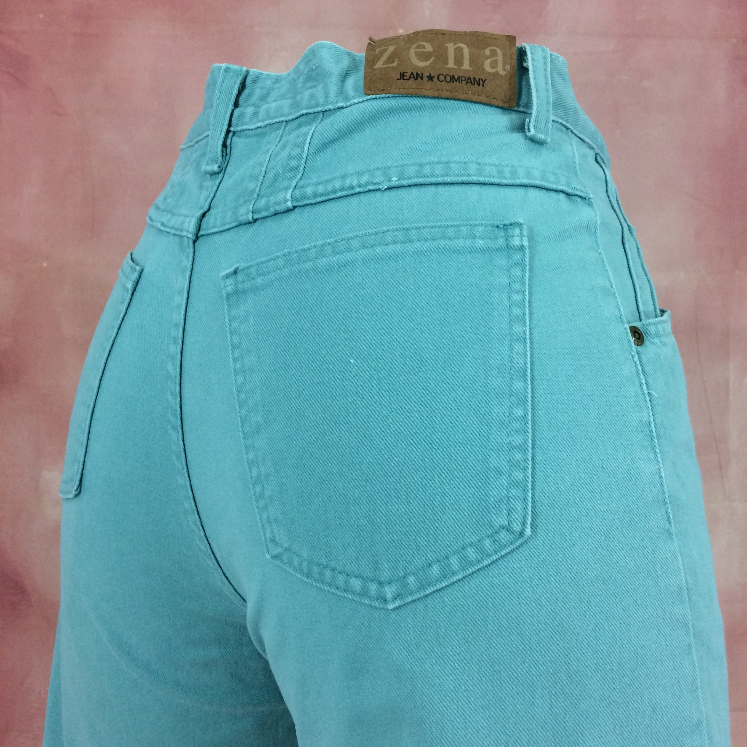 Sz 29 Vintage ZENA Jeans Double Stacked 