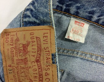 Vintage Levis 550 Light Wash Jeans 