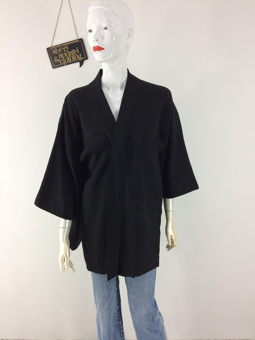 Kimono Jacket- Black main image 0