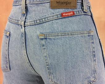 Size 30 Wrangler Vintage Western Jeans, Light Wash, waist 30" Medium