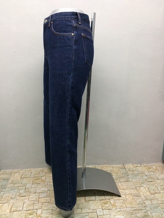 Size 28 Guess Dark Wash Vintage Denim Jeans 90s C… - image 4