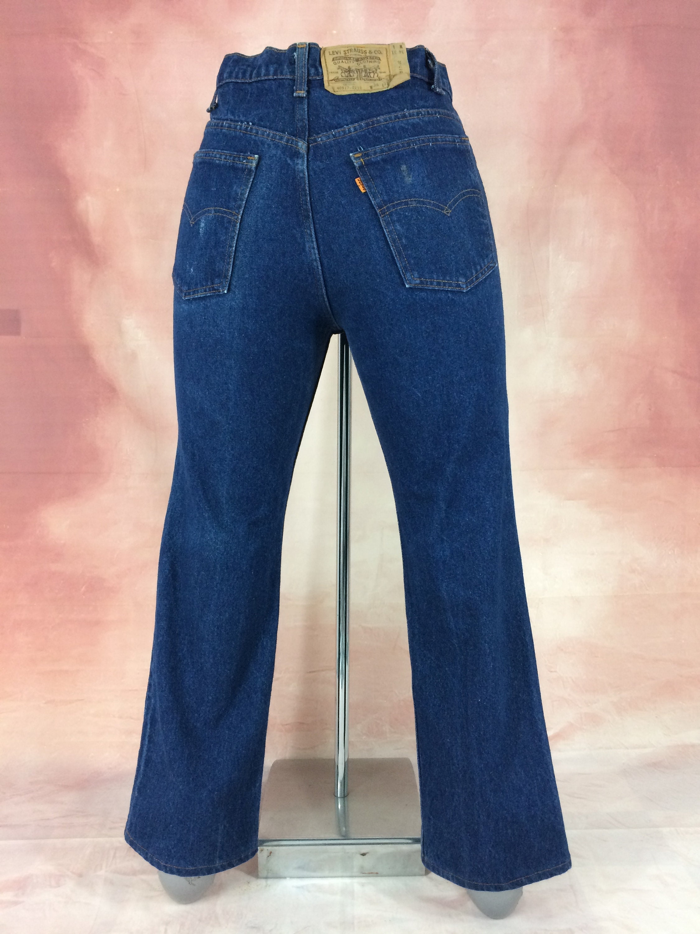 Vintage Levi's 517 Jeans, Size 33, USA Made, Orange Tab - Etsy
