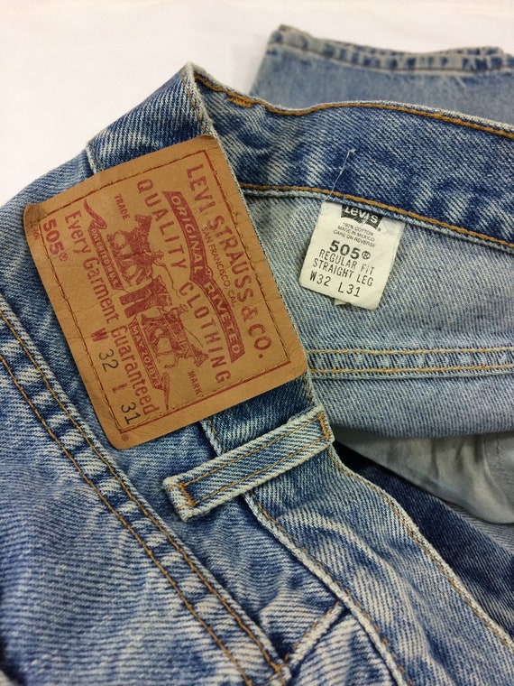 Buy Sz 32 Vintage Levis 505 Women's Jeans W32 L30 High Rise Online in India  - Etsy