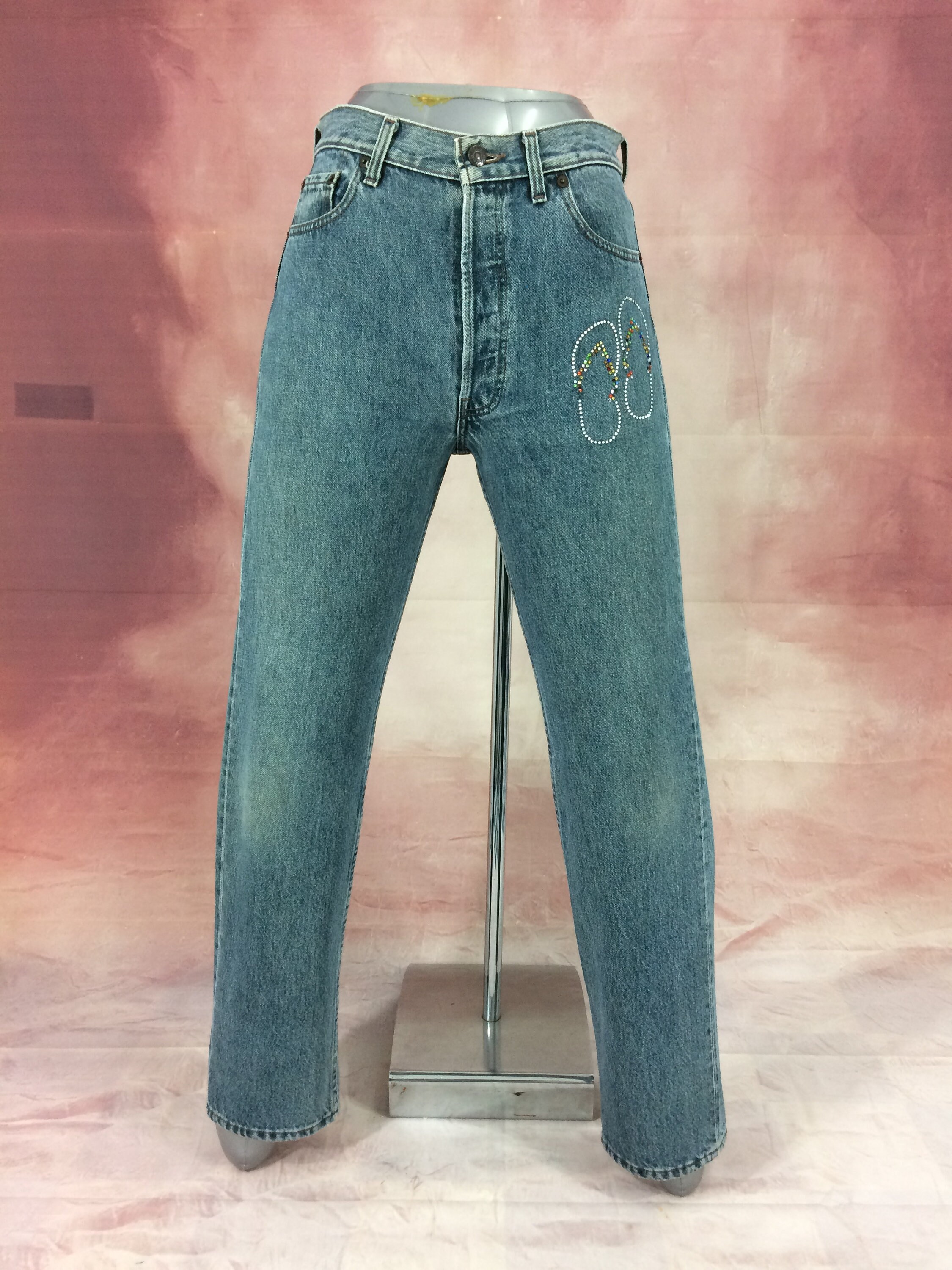 Size 30 Vintage Levi's 501 Jeans - W30 L30 - Button Fly