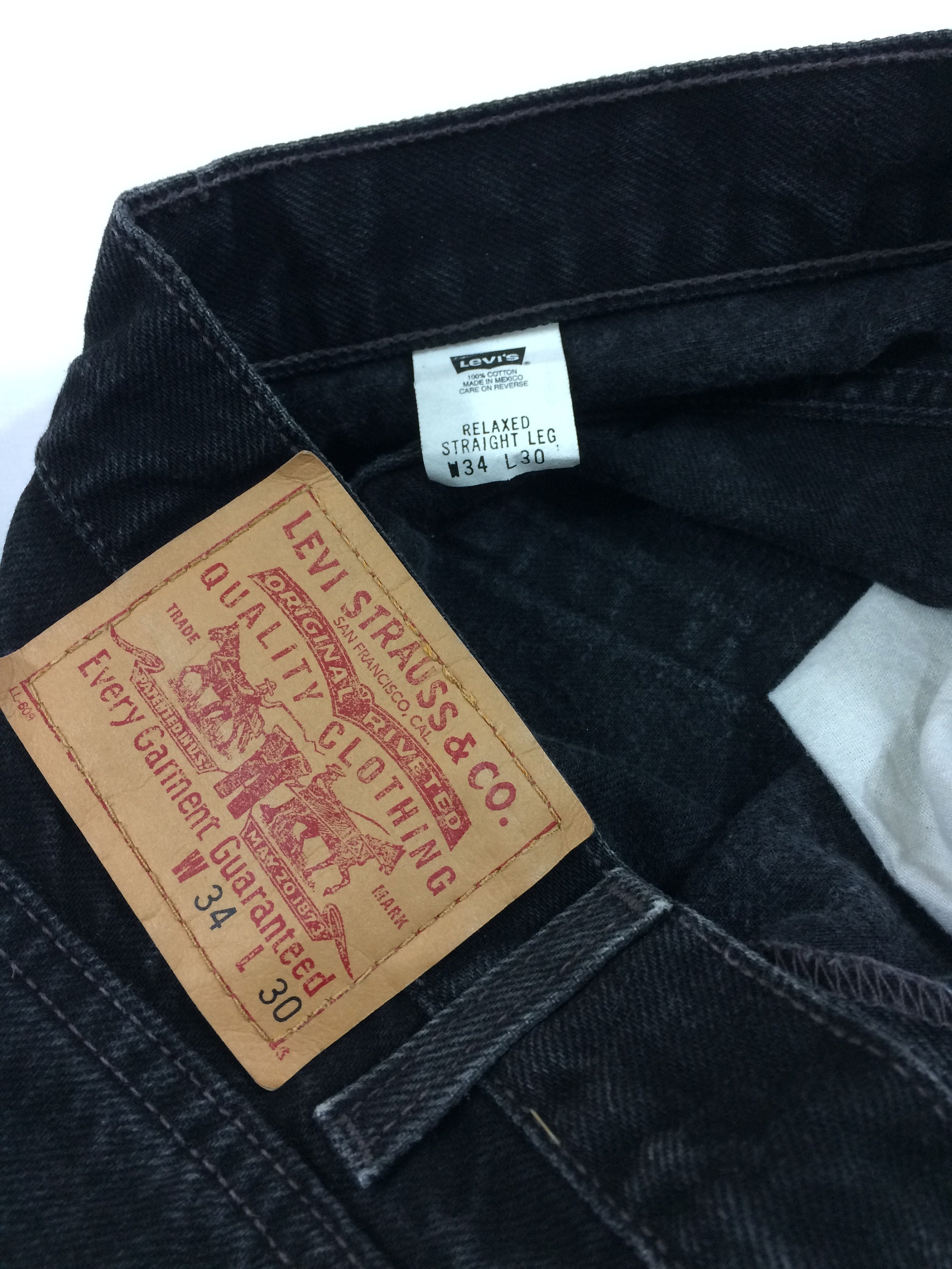 Levis 901 Vintage W32 L30 Jeans 901s Y2ks Levi's Denim Straight