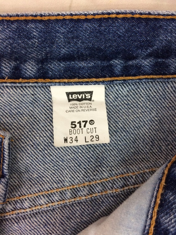 Size 32 Vintage Levis 517 Women's Boot Cut Jeans High - Etsy UK