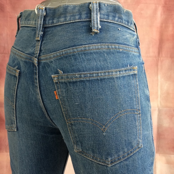 Vintage Levis 684 Flare Jeans – Distressed Orange Tab, W31 L28 - Etsy