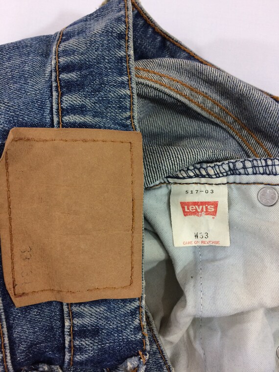 Size 31 Levi's 517 jeans, vintage 90's American d… - image 10