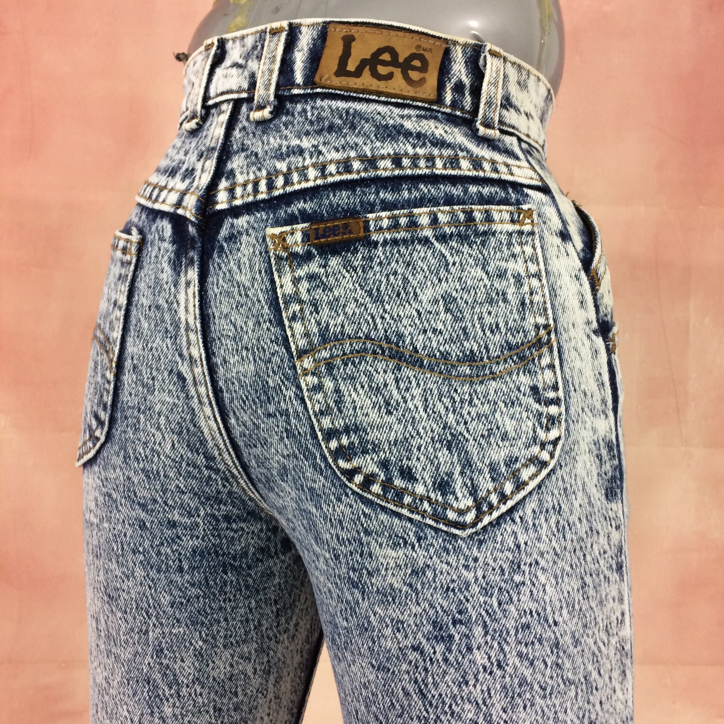 Size 22 Vintage 80s Lee Riders High Waisted Acid Wash Ankle Size 22 Vintage 80s Lee Riders High Waisted Acid Wash Ankle