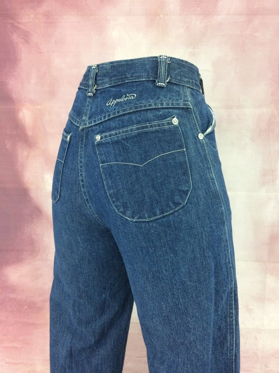Sz 23 Vintage Rare 70s Women's Wide Leg Jeans 23X35 High | Etsy