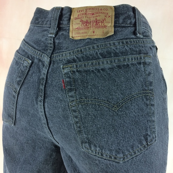 Size 29 Levi's 501 Button Fly Jeans W29 L32 Faded Black USA Made -   Canada