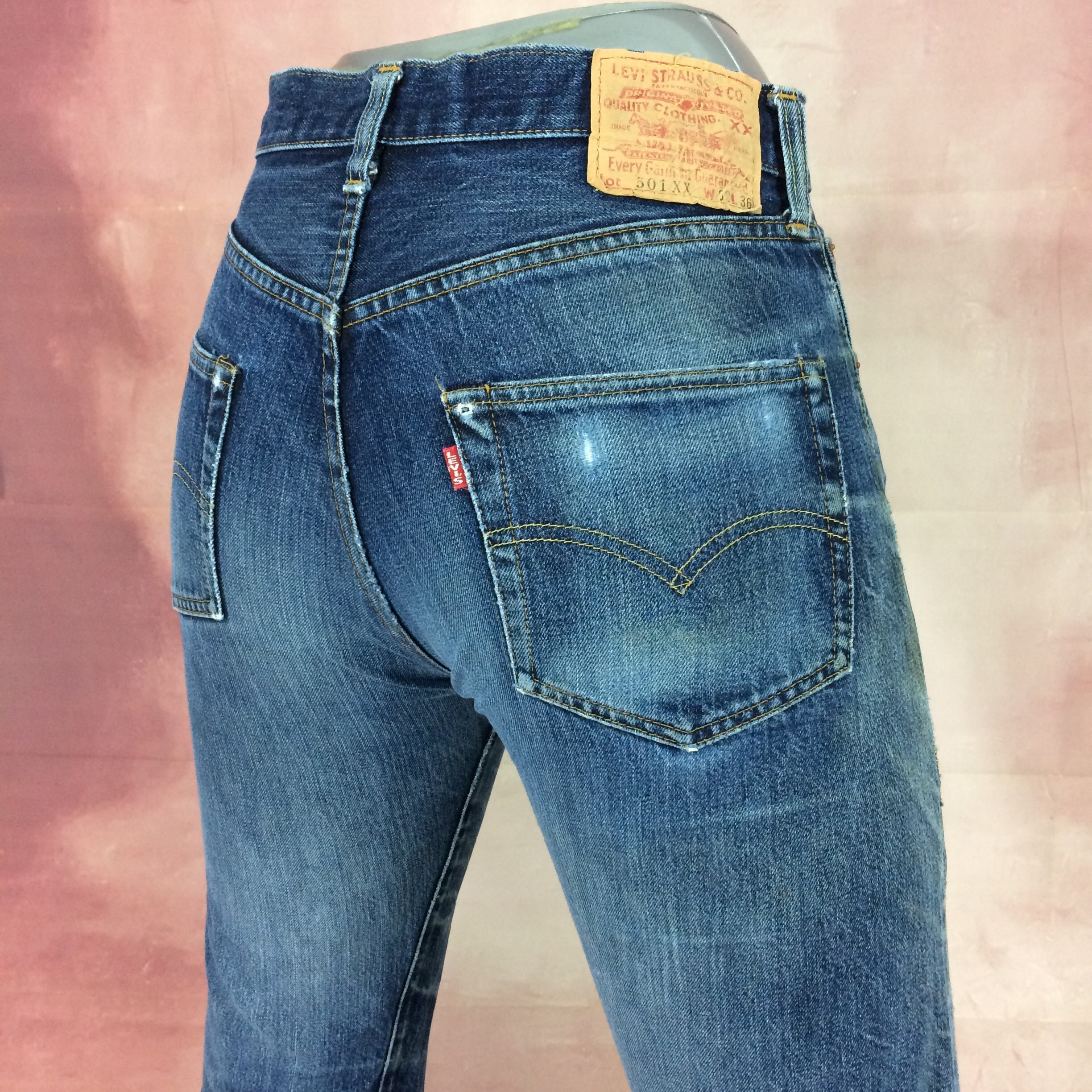 Size 29 Vintage Levi's 501xx Big E Selvedge Jeans W29 L32 Size 29 Vintage Levi's 501xx Big E Selvedge Jeans W29 L32