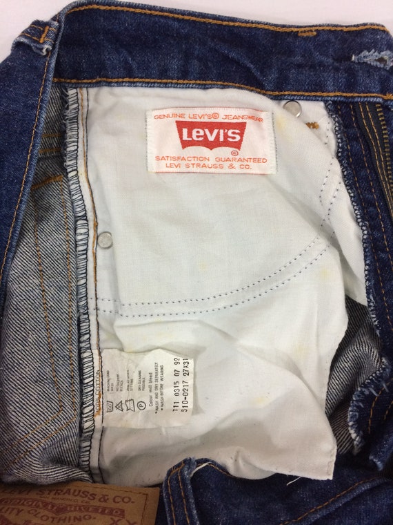 Sz 25 Vintage Levi's 510 Dark Wash Tiny Small Waist Jeans - Etsy