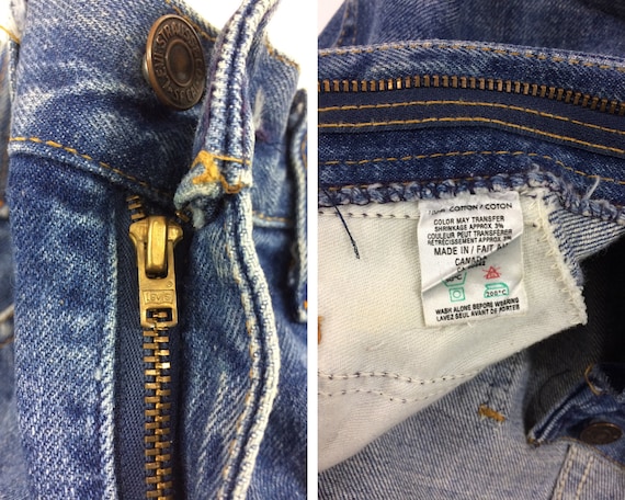 Vintage 80s Levi's Orange Tab Jeans – Levis Straight Leg, Talon