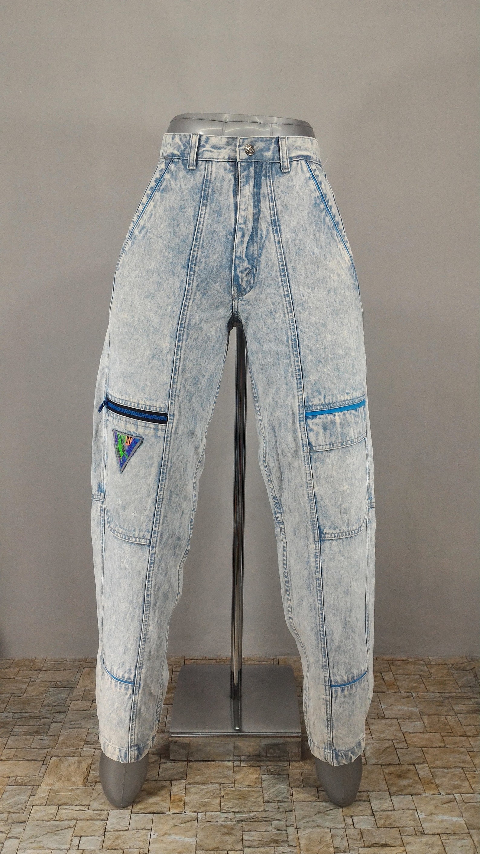 Sz 26 Vintage Levis Sport Jeans Jogger Denim High Waisted 80s Etsy