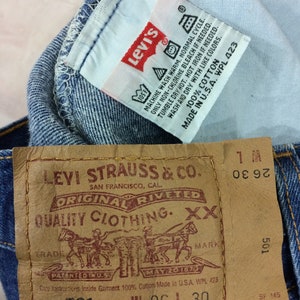 Sz 26 Vintage Levi's 501 Tiny Waist Jeans W26 L26 High | Etsy Italia