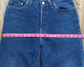 Vintage Levi's 501 Jeans 80er Jahre Made In USA Dark Wash Classic Fit Gr. 26
