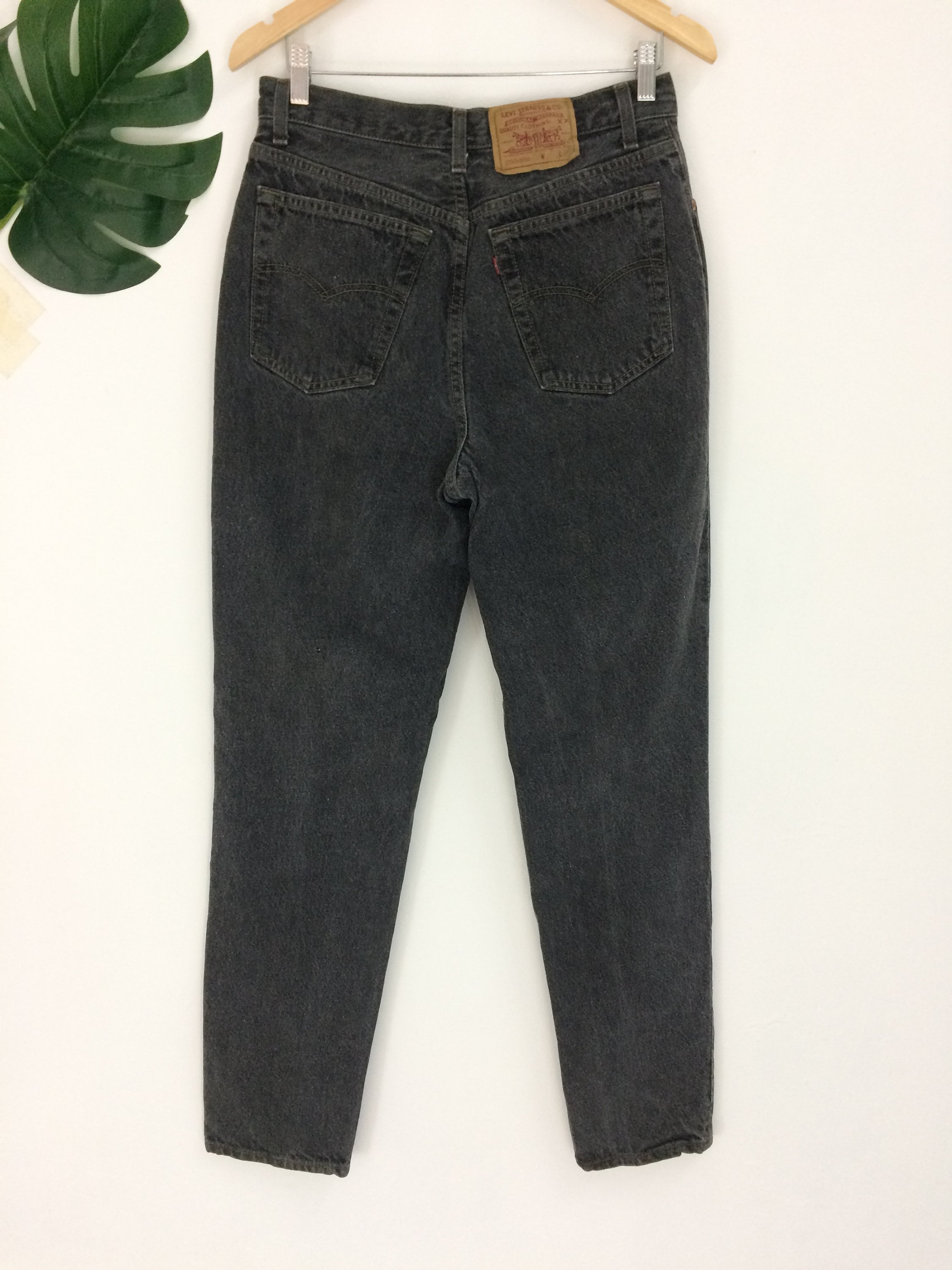 9/S PROJECT BUTTON FLY DENIM - BLACK S size