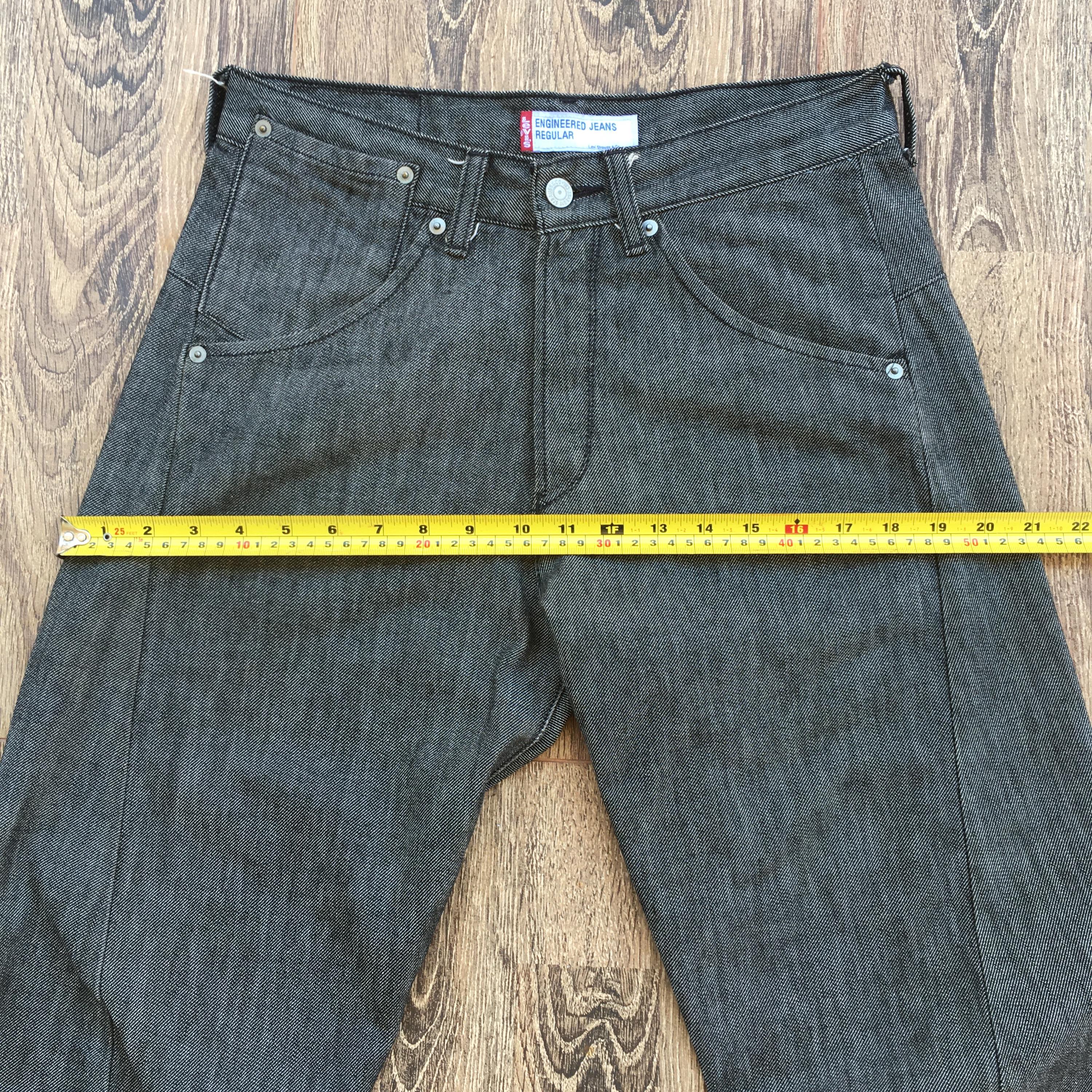 [未使用]　Levi's ENGINEERED JEANS black W29 Size 29 Vintage Levi's Engineered Jeans W29 L30 Medium Black Wash