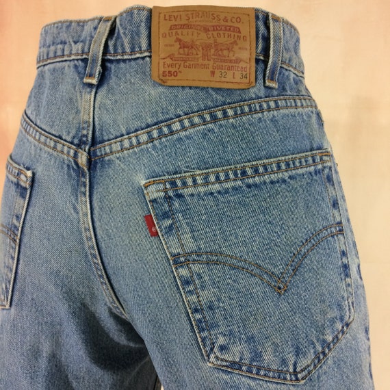 Sz 31 Vintage Levis 550 Light Wash 