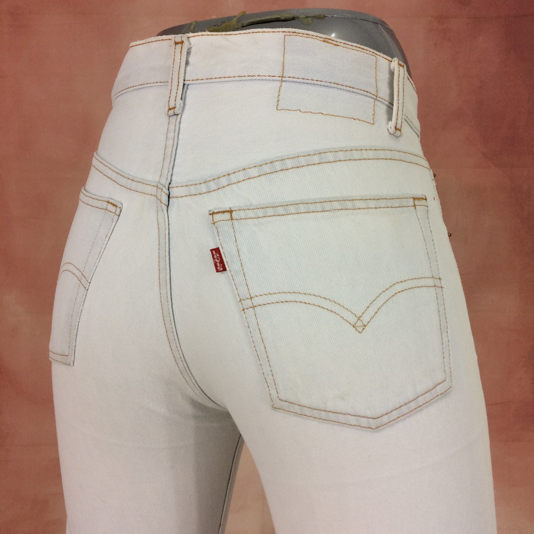 Vintage 80s Levi's 501 Jeans, Size 28 Light Wash Cropped - Etsy