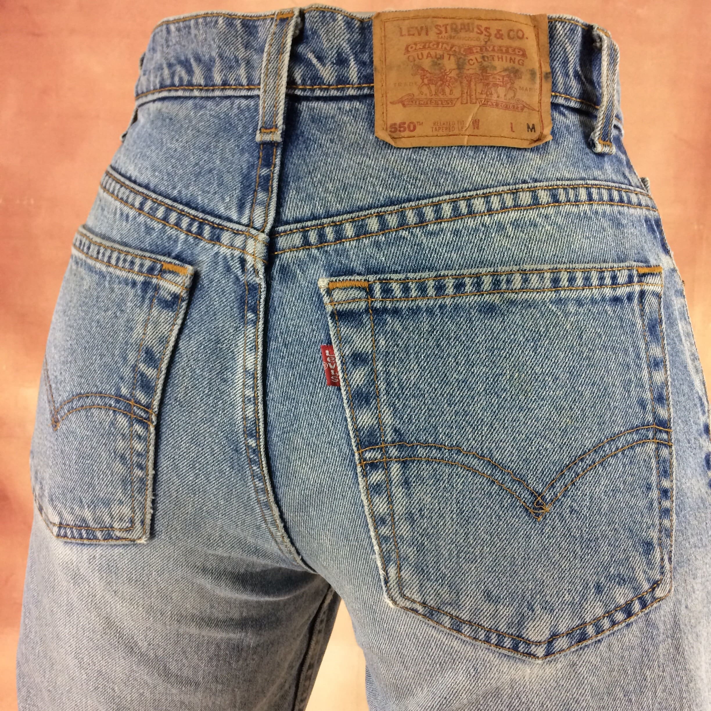 Size 29 Vintage Levis 550 Womens Jeans High Waisted 90s - Etsy Denmark