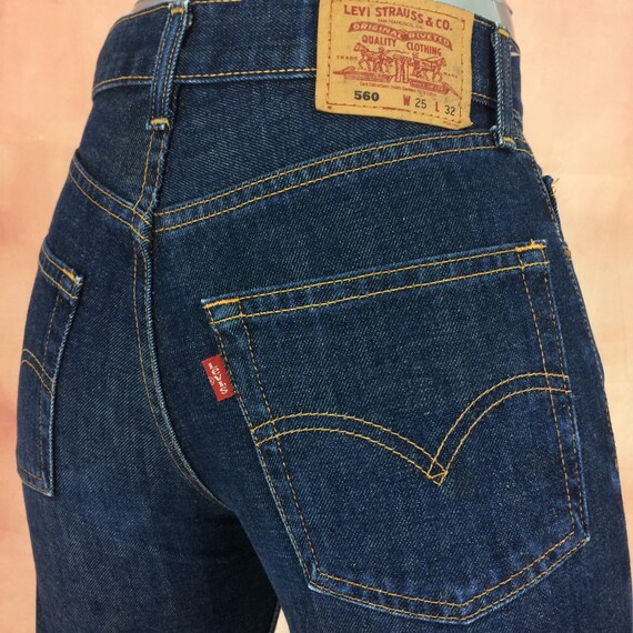 Sz 25 Vintage Levis 560 Women's Jeans High Waisted W25 L27 | Etsy
