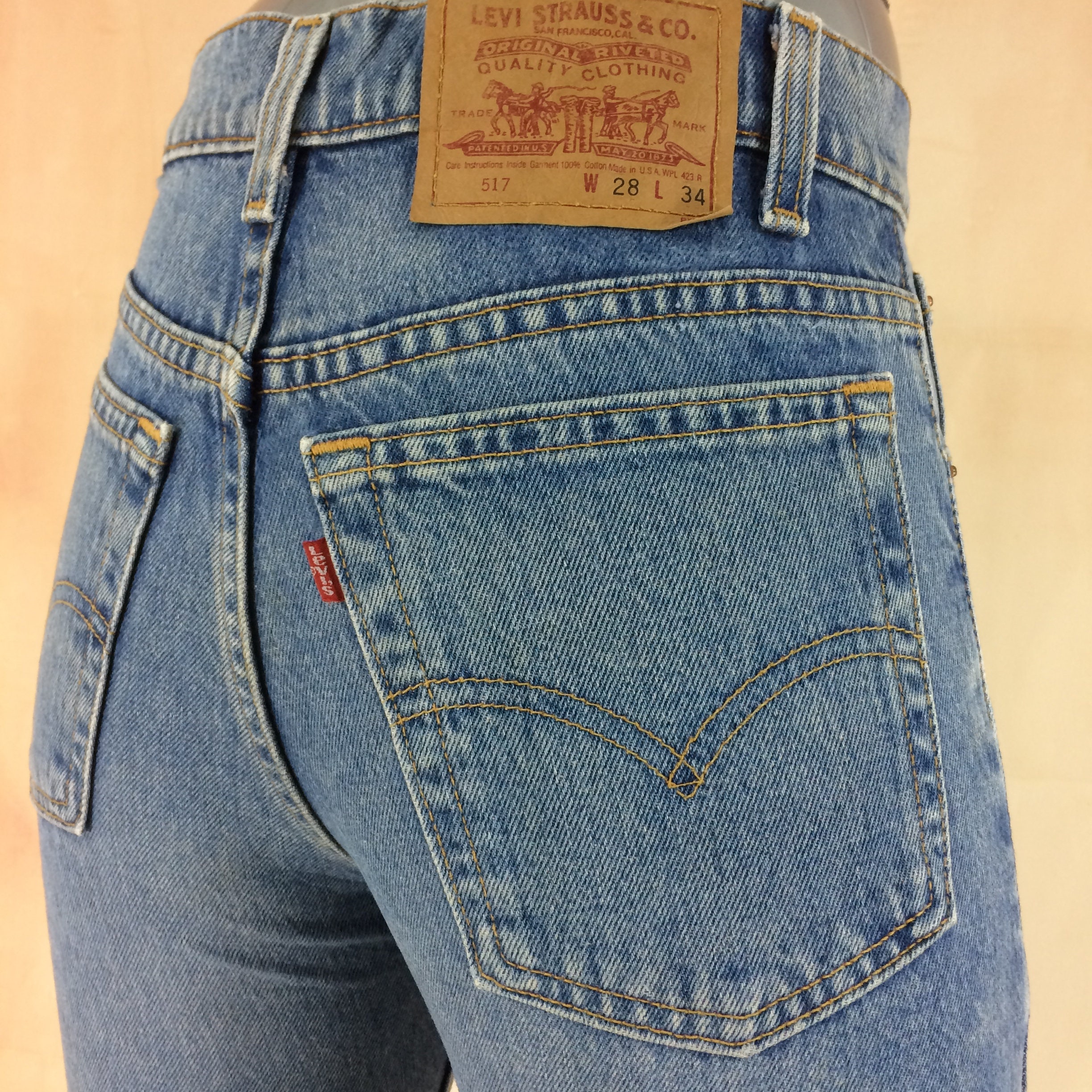 Size 26 Vintage Levis 517 Tiny Small Waist Bootcut Jeans Mid - Etsy  Singapore