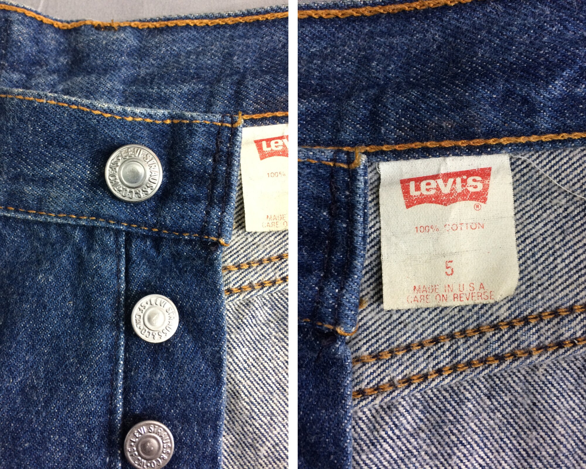 W24 Late 80s Levi's 501 Tiny Waist Made USA - Etsy