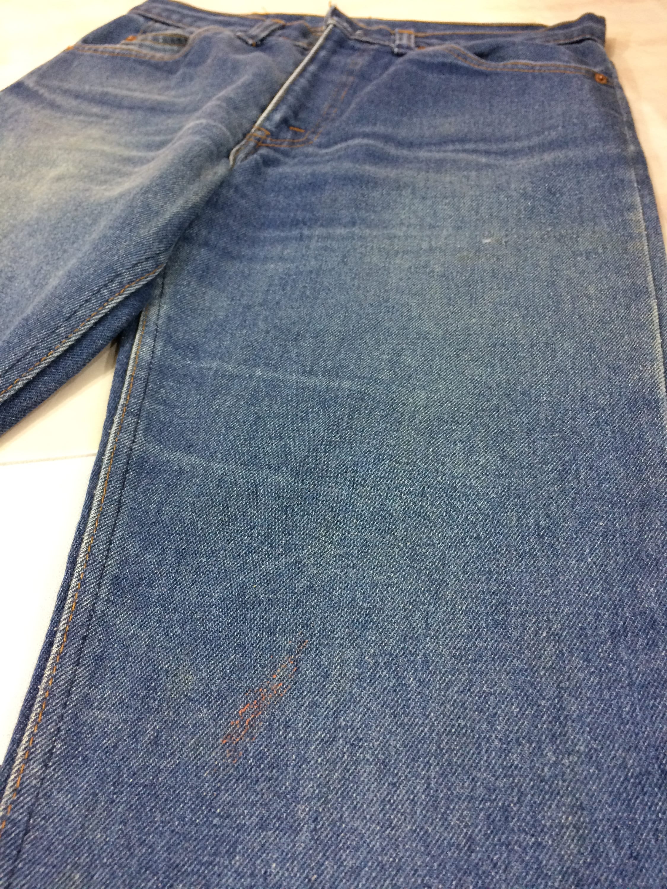 Vintage 80s Levi's 509 Jeans, Measured 31, Distressed Denim