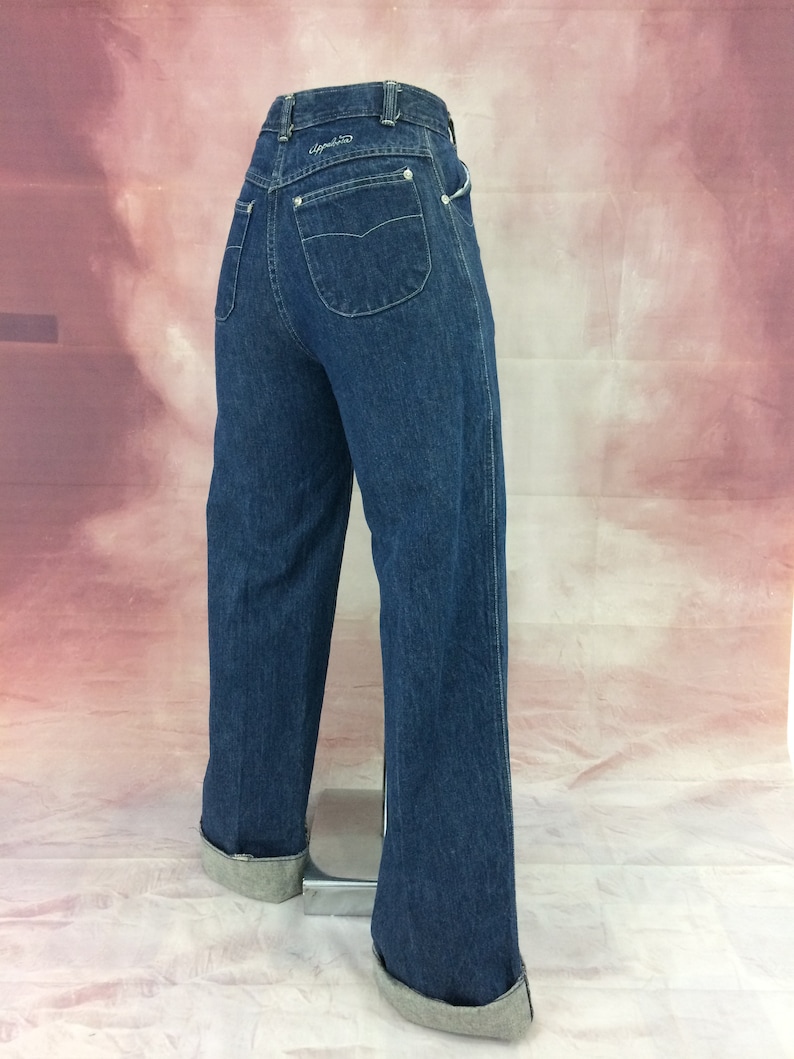 Sz 23 Vintage Rare 70s Women's Wide Leg Jeans 23X35 High | Etsy