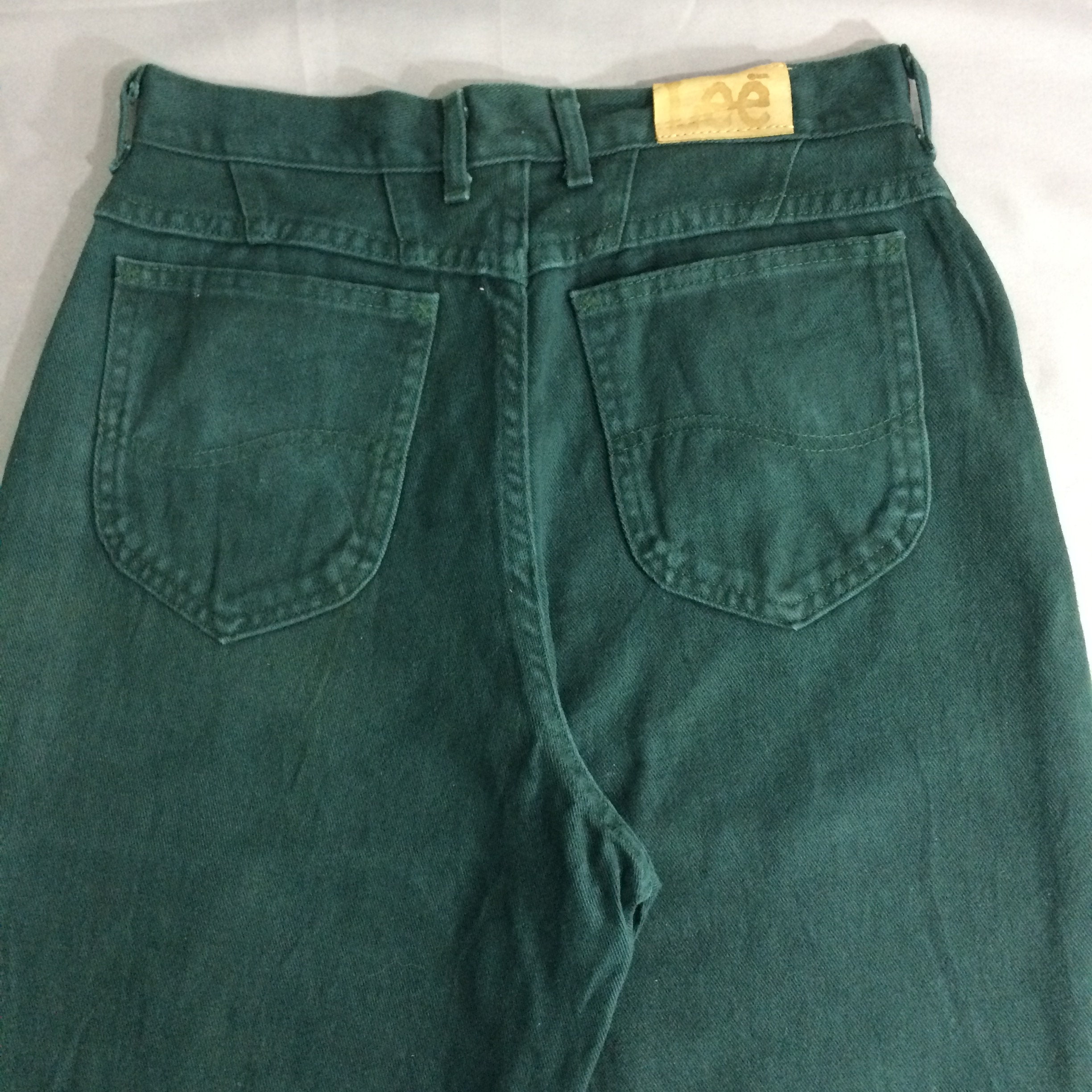 Size 29 Vintage Lee Forest Green Western Jeans W29 L33