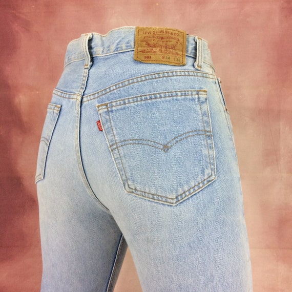 Sz 32 Vintage Levis 501 Women's Distressed Jeans W32 L31 | Etsy