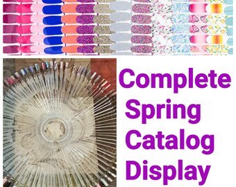 Complete Color Street Spring Catalog Display Set