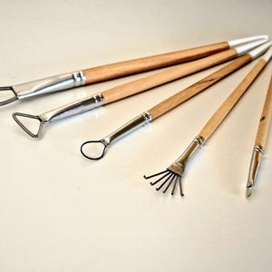 5PCS Clay Sculpting Tools, Handmade Premium Quality