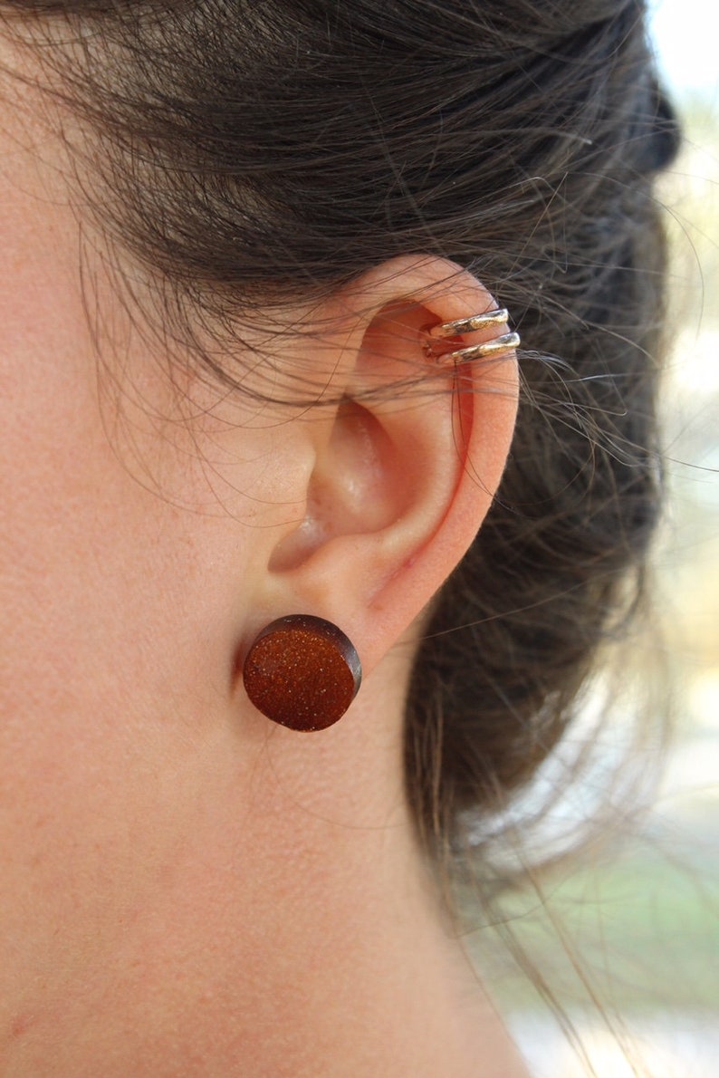 Minimalist Circle clay earrings Gift for her Earrings Studs Jewelry