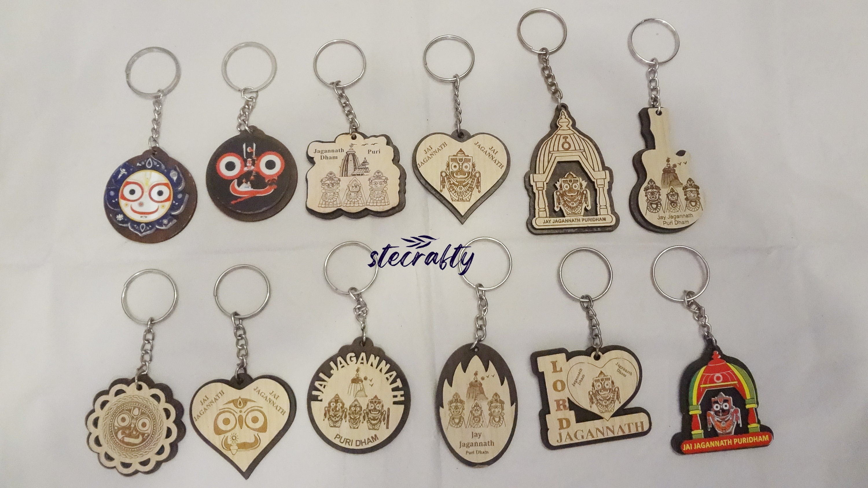 Buy Lot Lord Jagannath Keyring,hindu Religious Key Chain Set,key