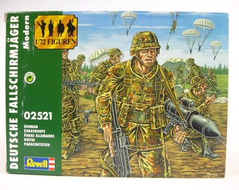 Boîte Atlantic 58 – Afrika Korps Wehrmacht – 1/72 (11 Figurines + Matériel) Occasion