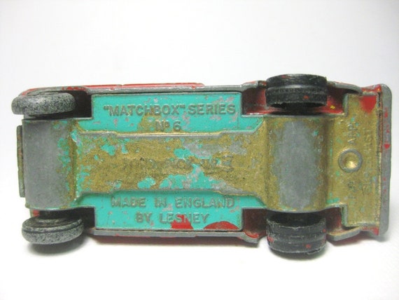 Vintage Diecast Toy Car, Lesney.