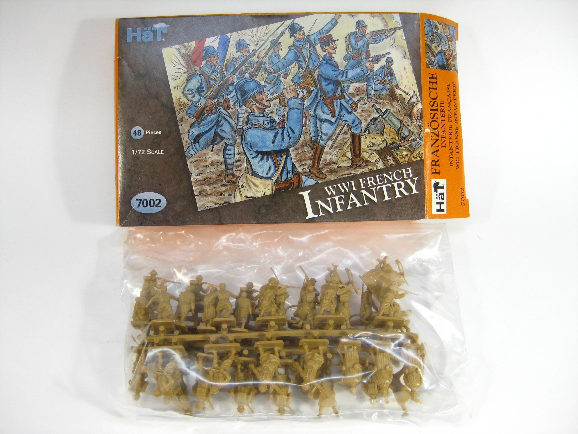 Hät 008270 – Kit Figurines WWI Allemandes 1/72 – 44 Pièces à Assembler Et Peindre