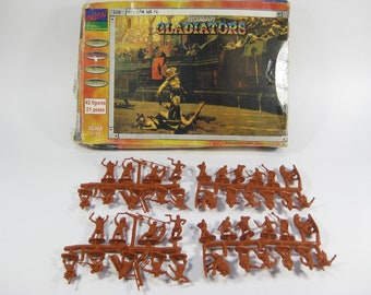 Spielzeugsoldaten ORION ,72005 ,1:72 Boxset 1/72 "Römische Gladiatoren" 21 Posen Spielzeugsoldaten .42 Kunststofffiguren ! Super Zustand !