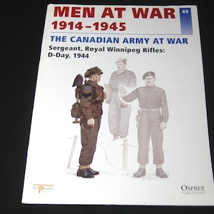 Collectible Del Prado-Osprey Booklet No.49,painting guide,Historical,Men At War 1914-1945&quot; The Canadian Army At War &quot;Only Booklet!