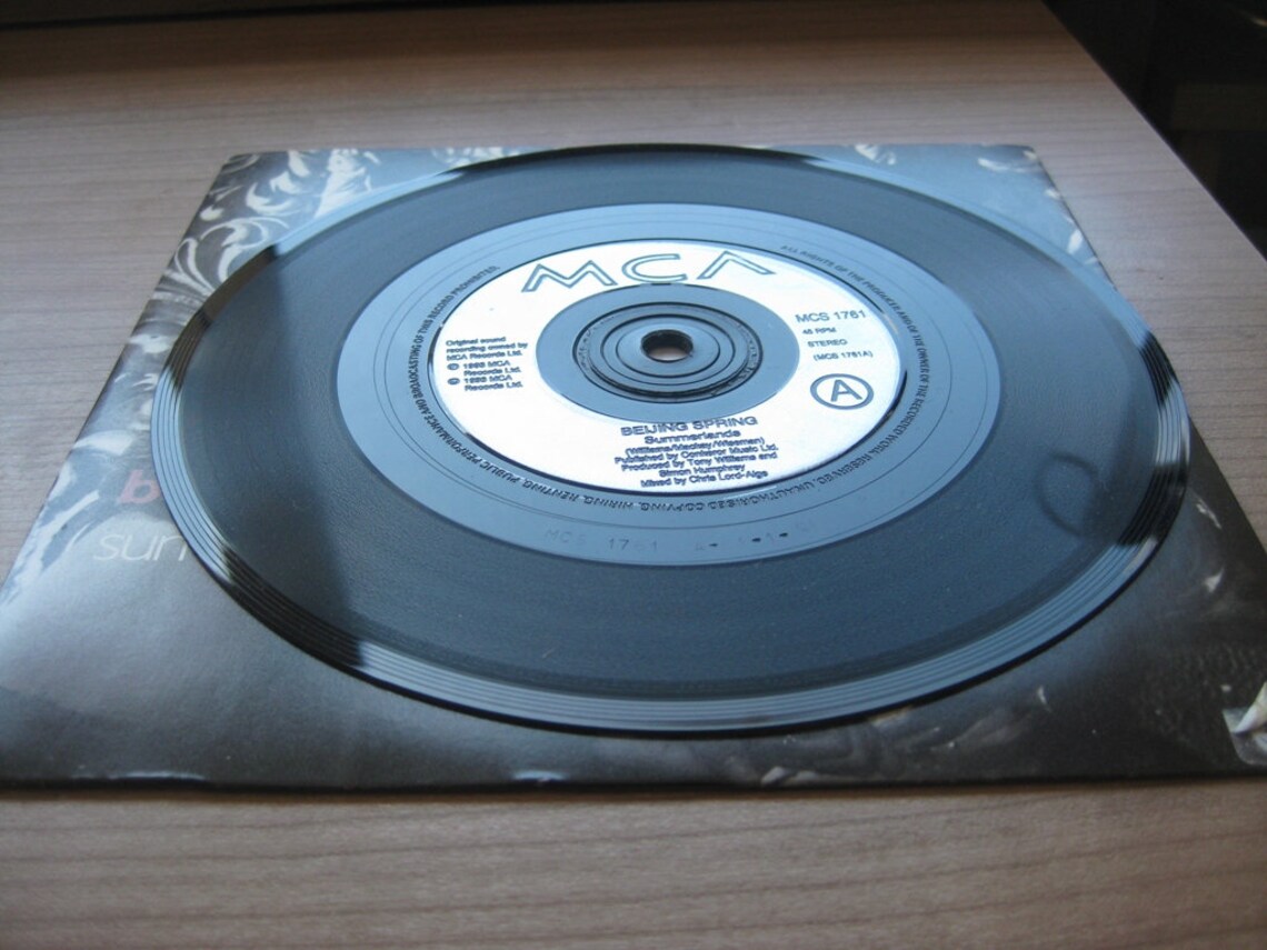 7'' Vintage Vinyl Record "Beijing Spring - Summerlands/Celia"  1993 MINT condition, foto 3 di 4