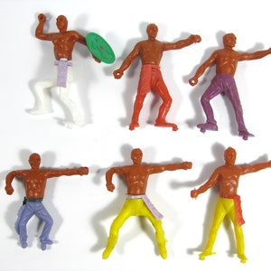 Job Lot ,Sammlung von vintage Cherilea swoppet &quot;Wild West Indians&quot; Teile 60mm , Spielzeugsoldaten, Ersatzteil-Reparaturen!