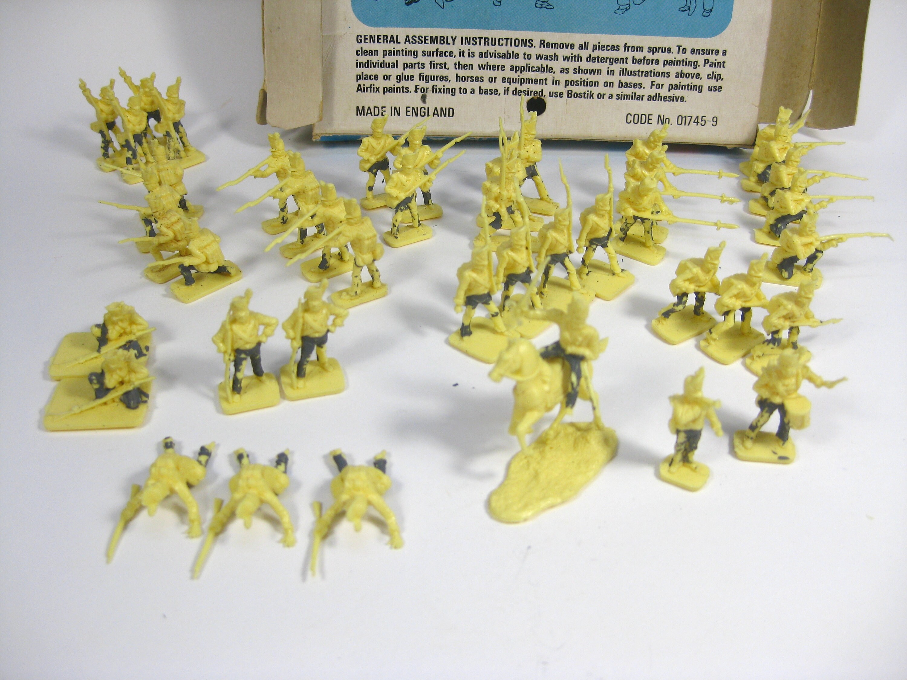 1/76 BOITE SOLDATS Infantry Britannique 8th Army WWII By Airfix EUR 9