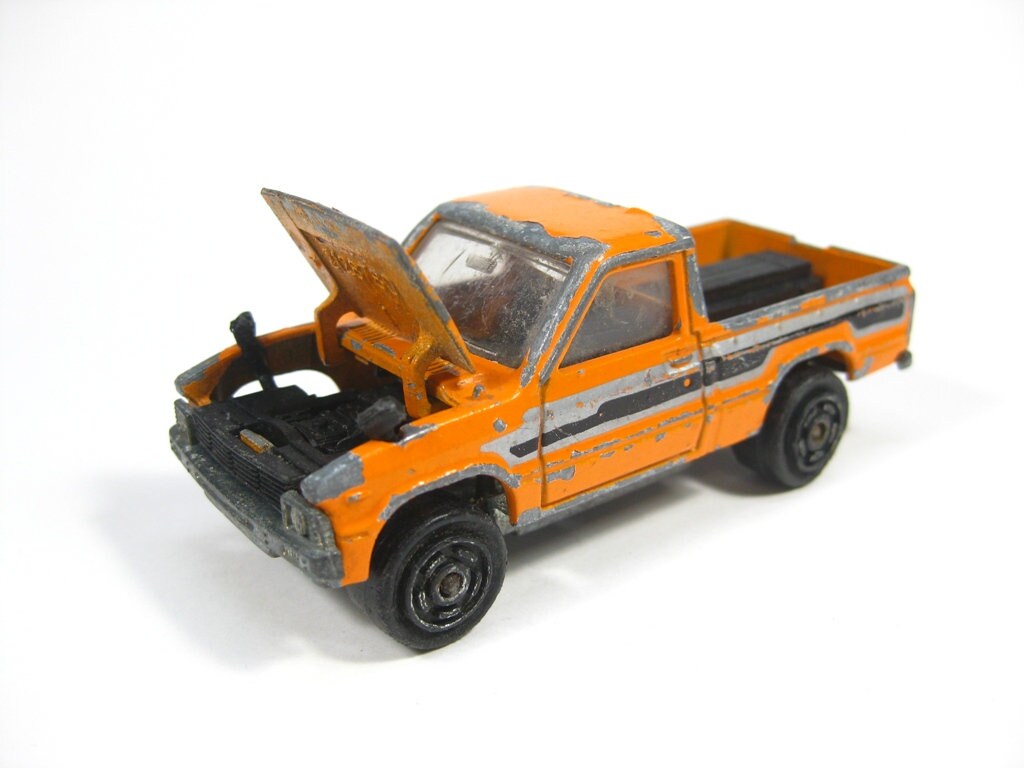 Toyvian Modelo fundido a presión de coches de juguete de aleación de  camioneta pickup colección de modelos de metal clásico vintage antiguo de  mesa
