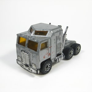 Vintage gegoten speelgoedauto, Lesney. &quot;Matchbox&quot; Truck, &quot;Kenworth&quot;, schaal 1-90 Gemaakt in Engeland 1981