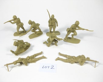 14 in 7 poses MIB AIRFIX WWII Japanese Toy Soldiers 54MM 