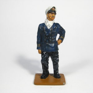 Del Prado miniature, Toy Soldier, WW1 " U-Boat Officer Germany 1914-18 ",1:30 60mm Lead-Metal miniature.No Booklet.